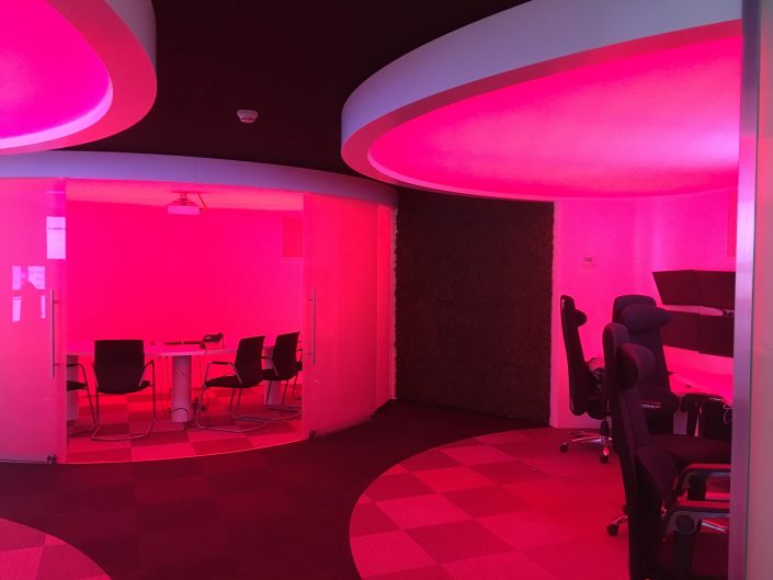 HWD – Den Haag project spanplafonds en ledverlichting
